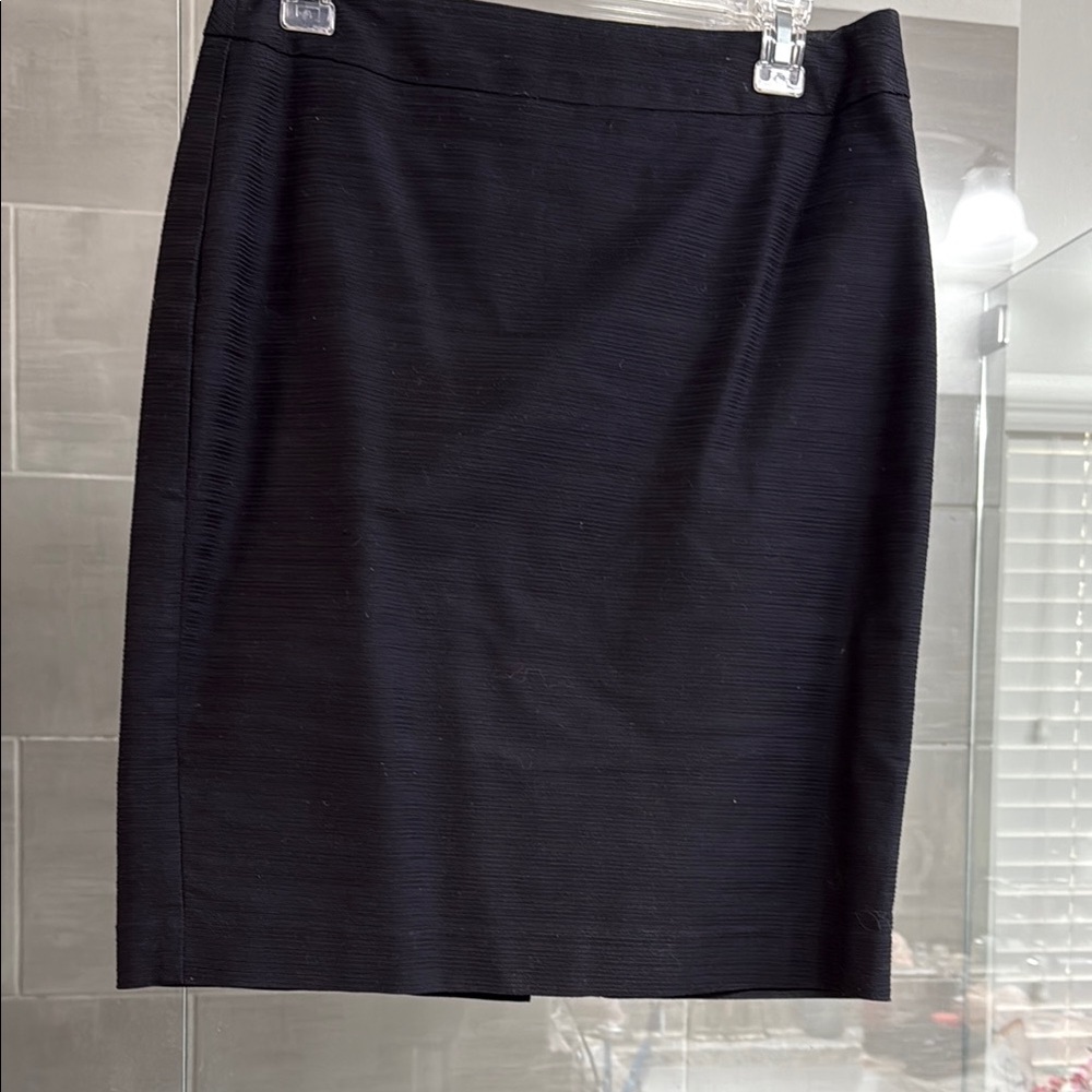 Ann Taylor Factory Black Pencil Skirt Knee-Length